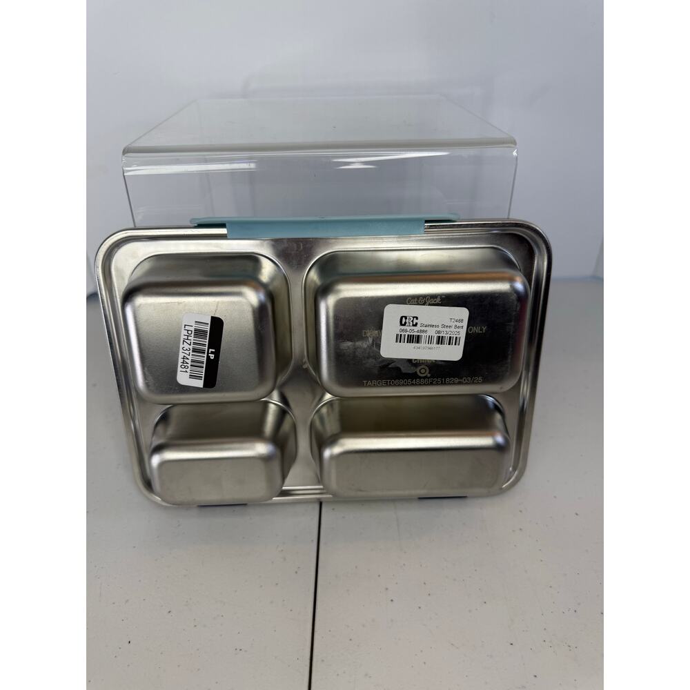 Stainless Steel Bento Box - Cat & Jack™ Dinosaurs School Lunch Snack Box - Picture 3 of 6